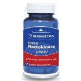 SUPER NATTOKINASE 2.750FU 30CPS, Herbagetica