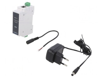 Convertor RS485 la Ethernet 5-36VDC pentru Şină DIN foto