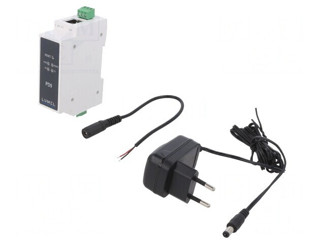Convertor RS485 la Ethernet 5-36VDC pentru Şină DIN