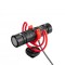 Microfon Boya MM1 Pro unidirectional, Super-Cardioid condensator cu cap dublu