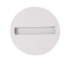 Baza rotunda pentru spot LED T3, alba