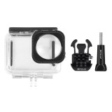 Hgry 40m D carcasă impermeabilă pentru apă pentru GoPro Hero9 Black Maximum Lens