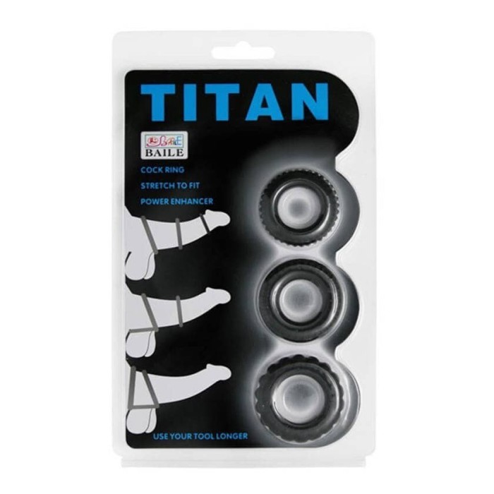 Set 3 inele de potenta si erectie, Titan (DB)