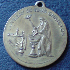 Medalion, marturie de botez. Botezat de Mihail Manoilescu