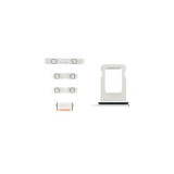 Set butoane iPhone 12 mini albe, aftermarket, Piesaria