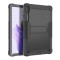Husa pentru Samsung Galaxy Tab S7 FE + Folie - Techsuit Rugged TabShell - Black