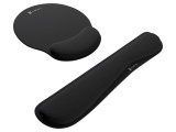 Pad gel negru pentru mouse, tastatură și &icirc;ncheietură NATEC 250x230x25mm