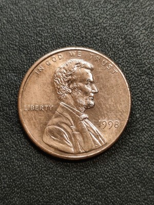 B 11 Moneda 1 Cent SUA 1998 foto