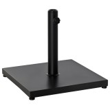 Baza de Umbrelă Pătrată Outsunny pentru St&acirc;lpi Diferite Dimensiuni &Phi;3/3.5/3.8, Suport Robust 45x45x39cm, Negru | Aosom Romania