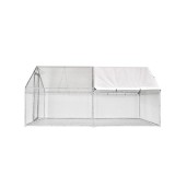 Cumpara ieftin Cotet Gaini din plasa 3x4x2m ,Micul Fermier, otel galvanizat,acoperis din polietilena