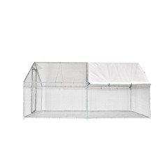 Cotet Gaini din plasa 3x4x2m ,Micul Fermier, otel galvanizat,acoperis din polietilena