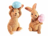 Cumpara ieftin Set 2 figurine Iepurasi Paste polirasina 5x4.5x7.5 cm