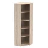 Cumpara ieftin Biblioteca de colt stejar sonoma Johan 62.7x62.7x186 cm