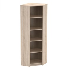 Biblioteca de colt stejar sonoma Johan 62.7x62.7x186 cm