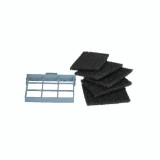 Filtru carbon pentru hota, montare cu cleme, 2 bucati, 90,5mm x 59.9mm