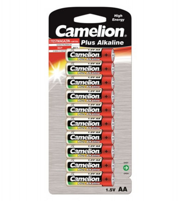 10-Pack Camelion Plus LR6 / AA / R6 / MN 1500 baterii de 1.5V alcaline-Conținutul pachetului 1x Blister foto