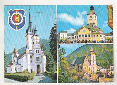 bnk cp Brasov - Vedere - circulata - marca fixa foto