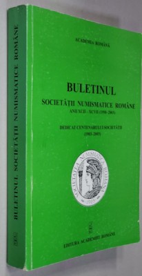 BULETINUL SOCIETATII NUMISMATICE ROMANE ANII XCII - XCVII , NR. 146 - 151, 1998 - 2003 , DEDICAT CENTENARULUI SOCIETATII 1903 - 2003 , APARUT 2003 foto
