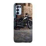 Husa compatibila cu Oppo A77 model Retro motorbike, Silicon, TPU, Viceversa, Transparent, Carcasa