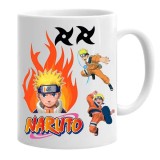 Cana alba personalizata naruto anime, INOVATIX&reg;. 330 ml