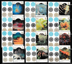 Cayman Islands - FAUNA MARINA - 12 val - complet - MNH foto