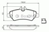 Set placute frana,frana disc VW CRAFTER 30-50 platou / sasiu (2F) (2006 - 2016) BOSCH 0 986 494 601