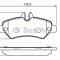 Set placute frana,frana disc VW CRAFTER 30-50 platou / sasiu (2F) (2006 - 2016) BOSCH 0 986 494 601