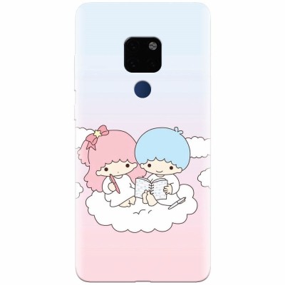 Husa silicon pentru Huawei Mate 20, Little Twins On Cloud foto