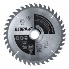 Disc circular, carburi metalice, 40 dinti, 185 mm, Dedra foto