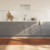 Gossi covor dreptunghiular, maro, 80x400 cm, bambus