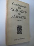 Corespondenta lui G. Calinescu cu Al. Rosetti (1935-1951)
