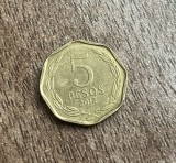 C50 - Moneda foarte veche - Chile - 5 pesos - 2012, America Centrala si de Sud
