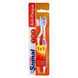 Signal Anti-Plaque periuta de dinti Medium 2 pc 2 buc