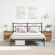 vidaXL Dulap de noapte 2 pcs stejar artizanal 40 x 35 x 50 cm 863465