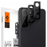 Cumpara ieftin Folie Camera pentru Samsung Galaxy S21 FE 5G (set 2) Spigen Optik.tR Negru