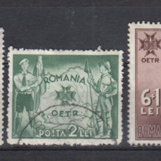 ROMANIA 1935 LP 110 O.E.T.R OFICIUL PENTRU EDUCATIA TINERETULUI ROMAN STAMPILATA