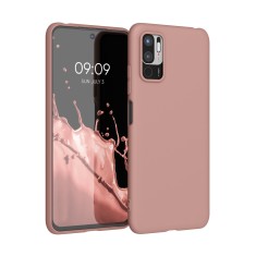 Husa Kwmobile pentru Xiaomi Redmi Note 10 5G, Silicon, Roz, 54947.193