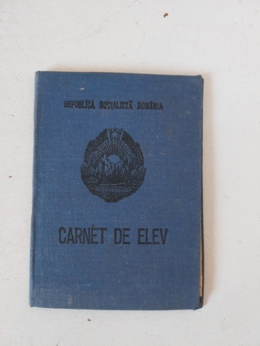 Carnet de Elev, RSR, anii 70, Baia Mare Scoala nr 14