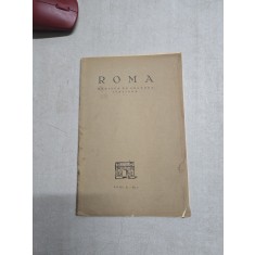 Roma - revista de cultura italiana iulie-septembrie 1930