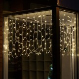 Instalatie Craciun Turturi 5m 240 LED Alb Cald, 8 Jocuri Lumini, Interior/Exterior, Consum Redus