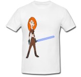 Cumpara ieftin Tricou &quot; Kim Possible as a jedi &quot;