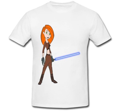 Tricou &amp;quot; Kim Possible as a jedi &amp;quot; foto
