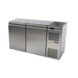 Frigider bar tip tejghea inox cu cuva-2usi