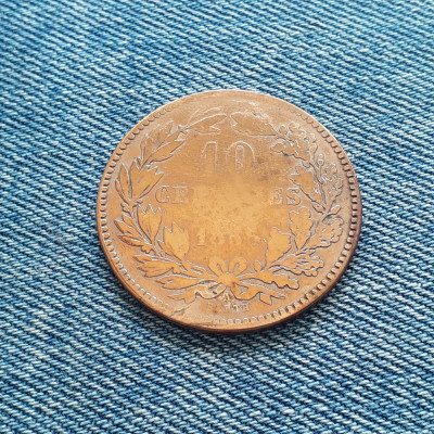 10 Centimes 1865 (?) Luxemburg / Luxembourg foto
