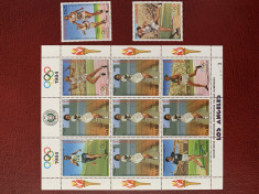 paraguay - Timbre sport, jocurile olimpice 1984, nestampilate MNH foto