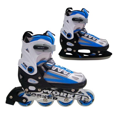 Patine WORKER Nolan 2 in 1-albastru FitLine Training foto