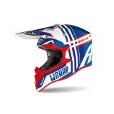 Casca AIroh Wraap Red Blue Copii