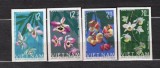 VIETNAM 1966 &ndash; FLORI, ORHIDEE, SERIE DEPARAIATA, NDT, NESTAMPILATA, DB1