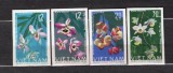 VIETNAM 1966 &ndash; FLORI, ORHIDEE, SERIE DEPARAIATA, NDT, NESTAMPILATA, DB1, Nestampilat