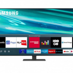 Televizor, Samsung, SM, QE50Q80AATXXH, 2020, 125CM, QLED, Smart TV, 4K, Negru, Plat, Tizen, Mirroring iOS, Android, Procesor Quantum 4K, HDR10+/HLG, 1